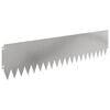 vidaXL Borde de C&eacute;sped 20 uds. 103 x 25 cm Acero Plateado