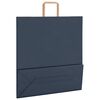 vidaXL Bolsas de papel con asas 250 uds azul 45x17x48 cm