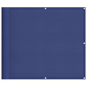 vidaXL Pantalla de balc&oacute;n 100% poli&eacute;ster Oxford azul 90x1000 cm