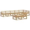 vidaXL Conjunto de sof&aacute;s de exterior 8 uds. Blanco