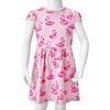 Vestido infantil rosa claro 128