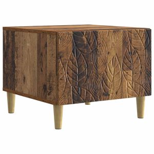 vidaXL Mesa de centro Madera envejecida 50 x 49 x 40 cm