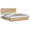 vidaXL Cama con almacenamiento con caj&oacute;n Roble Sonoma 180 x 200 cm