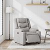 vidaXL Sill&oacute;n reclinable el&eacute;ctrico de tela gris nube