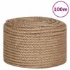 vidaXL Cuerda 100% yute 10 mm 100 m