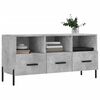 vidaXL Mueble de TV madera de ingenier&iacute;a gris hormig&oacute;n 102x36x50 cm