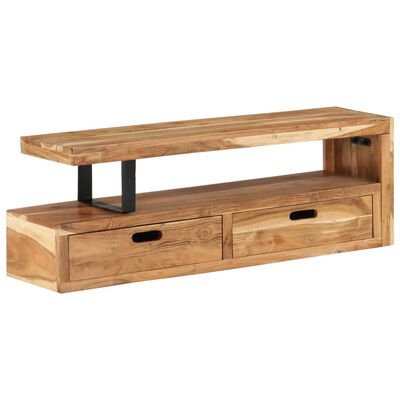 vidaXL Mueble de TV madera maciza de acacia