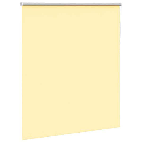 cmvidaXL Estor Enrollable Opaco Amarillo 135x175 cm Tela Ancho 131,6cm