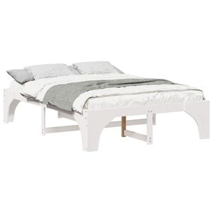 vidaXL Estructura de cama 150 x 200 cm Madera de pino macizo