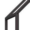vidaXL Leñero negro 60x25x90 cm Acero laminado en frío