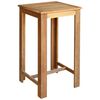 vidaXL Mesa de bar de madera de acacia maciza 60x60x105 cm
