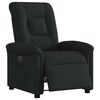 vidaXL Sill&oacute;n reclinable el&eacute;ctrico de tela negro