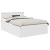 vidaXL Estructura de cama 160 x 200 cm Madera de ingenier&iacute;a