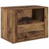 vidaXL Armario de Noche con caj&oacute;n Madera vieja 35 x 60 x 50 cm