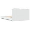 vidaXL Estructura cama con cabecero madera ingeniería blanco 140x200cm