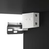 vidaXL Armario de ba&ntilde;o de pared negro 32x20x67 cm