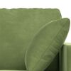 vidaXL Sof&aacute; 2 pcs Verde claro 158 x 78 x 80 cm Terciopelo