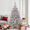 vidaXL Árbol de Navidad artificial Verde y 180 cm PVC y Metal