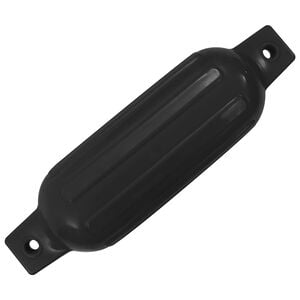 vidaXL Parachoques para barco 4 unidades PVC negro &Oslash; 11x40 cm