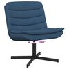 vidaXL Silla giratoria Azul 63 x 75 x 76 cm tela