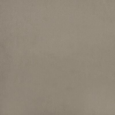 vidaXL Reposapiés de terciopelo gris claro 45x29,5x35 cm