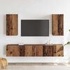vidaXL Conjunto de mueble de TV 4 pcs Madera envejecida