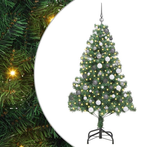 vidaXL &Aacute;rbol de Navidad con 300 LED con soporte Verde 180 cm PVC