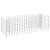 vidaXL Arriate de gaviones de acero galvanizado 90x30x30 cm