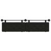 vidaXL Cabecera Colgante Negro 210 x 55 x 5 cm Cuero sint&eacute;tico