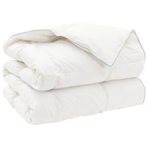 vidaXL Edred&oacute;n FULDA 240 x 260 cm 4 estaciones 210 GSM Blanco