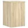 vidaXL Soportes de plantas 2 uds madera roble Sonoma 25x25x35 cm