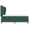 vidaXL Cama tipo Box Spring Verde oscuro 190 x 140 cm Poli&eacute;ster