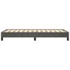 vidaXL Estructura de cama sin colch&oacute;n terciopelo gris oscuro 90x200 cm