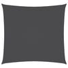 vidaXL Toldo de vela cuadrado tela Oxford gris antracita 2x2 m