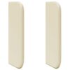 vidaXL Oreja de cabecero Crema 40,5 x 40,5 x 4 cm PVC