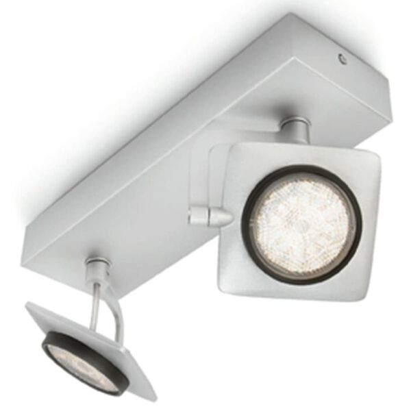 Philips myLiving Focos Millennium 2x4,5 W gris 531924816