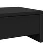 vidaXL Soporte de monitor con cajones madera negro 50x27x15 cm