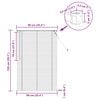 vidaXL Persiana Veneciana Manual Ajustable 150 x 90 cm PVC