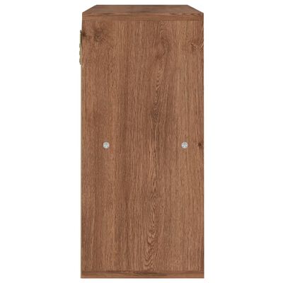 vidaXL Estantería de madera de ingeniería marrón roble 60x27,5x59,5cm