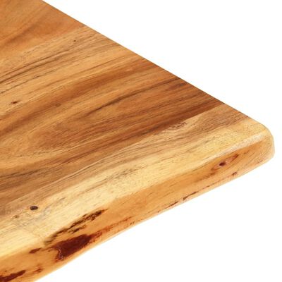 vidaXL Encimera para armario tocador madera maciza acacia 118x55x2,5cm