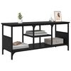 vidaXL Gabinete de TV Roble Negro 100 x 35 x 45 cm