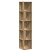vidaXL Mueble de esquina madera ingenier&iacute;a roble artisan 33x33x165 cm