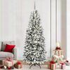 vidaXL &Aacute;rbol de Navidad artificial 210 cm PVC y Pl&aacute;stico y Acero y PE