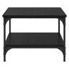 vidaXL Mesa de Caf&eacute; Roble Negro 55 x 55 x 40 cm Madera contrachapada