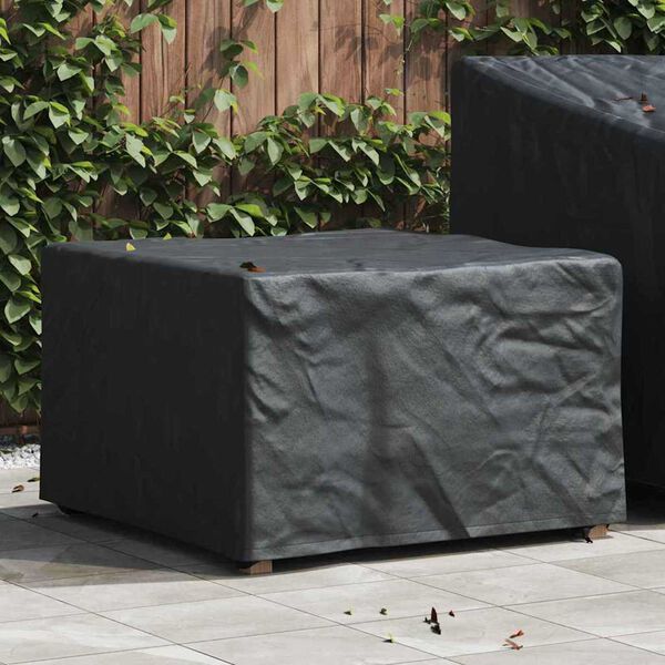 vidaXL Funda para muebles Liso Negro 82 x 82 x 50 cm tela