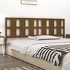 vidaXL Cabecero de cama madera maciza pino marr&oacute;n miel 205,5x4x100 cm