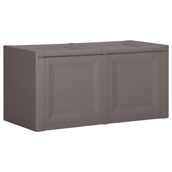 vidaXL Caja de cojines gris 85 L 86x40x42 cm