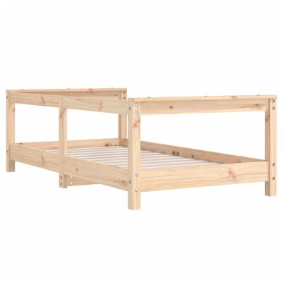 vidaXL Estructura de cama para niños madera maciza de pino 70x140 cm