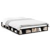 vidaXL Estructura de cama madera de ingenier&iacute;a negra 160x200 cm