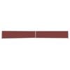 vidaXL Toldo lateral retr&aacute;ctil para patio marr&oacute;n 140x1200 cm